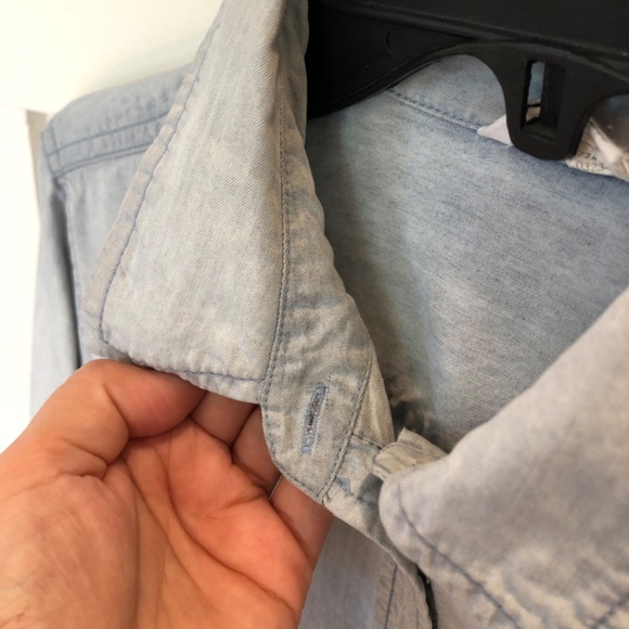 Club Monaco Chambray Shirt - Picture 7 of 7